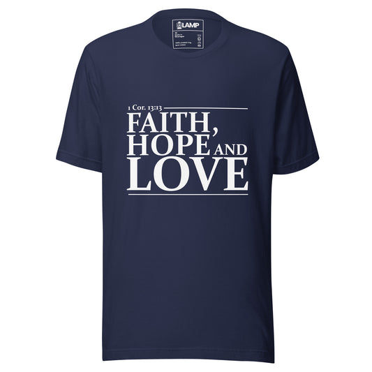 Unisex t-shirt 1 Cor. 13:13