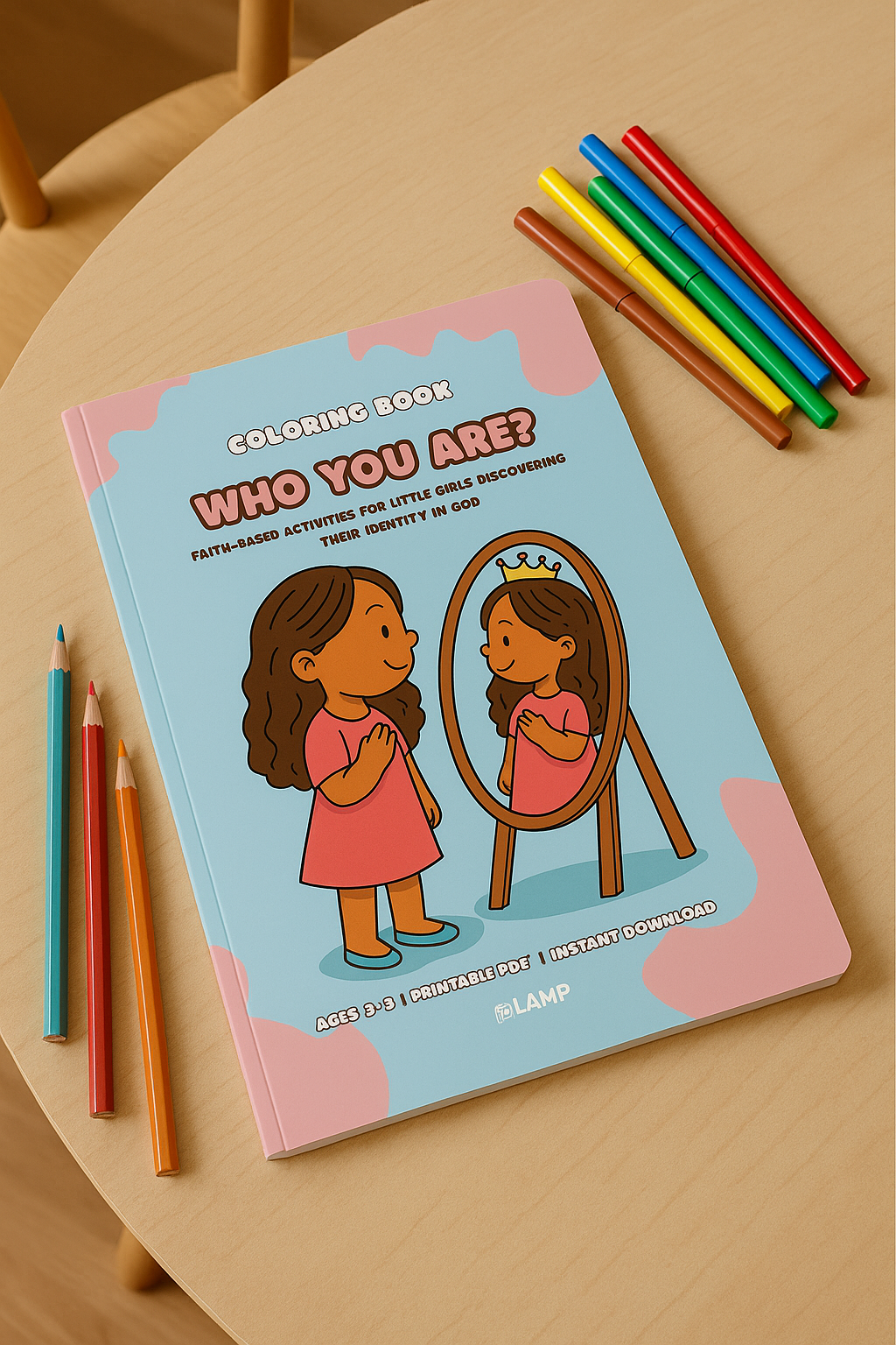 Who You Are? – Devotional Coloring Book for Girls (Ages 3–5)