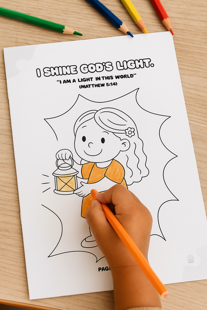 Who You Are? – Devotional Coloring Book for Girls (Ages 3–5)