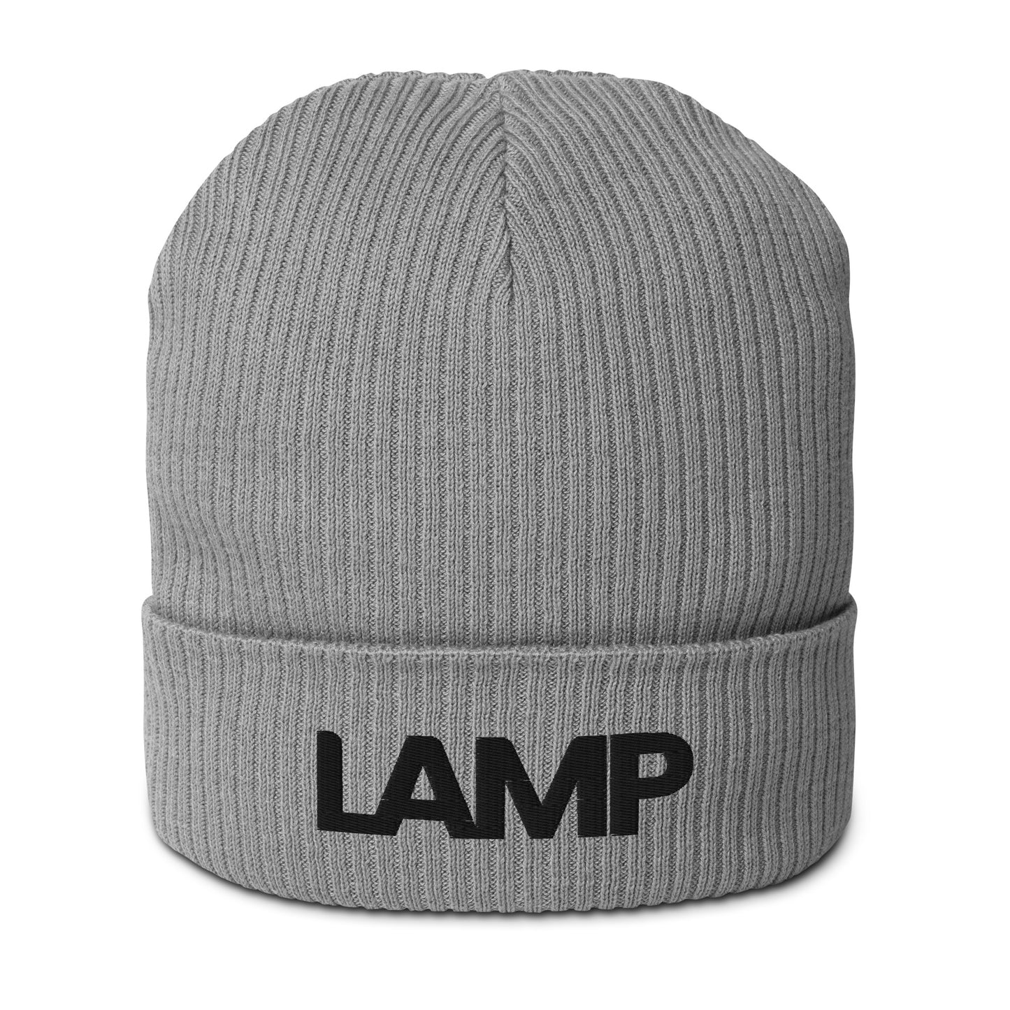 Organic ribbed Lamp beanie