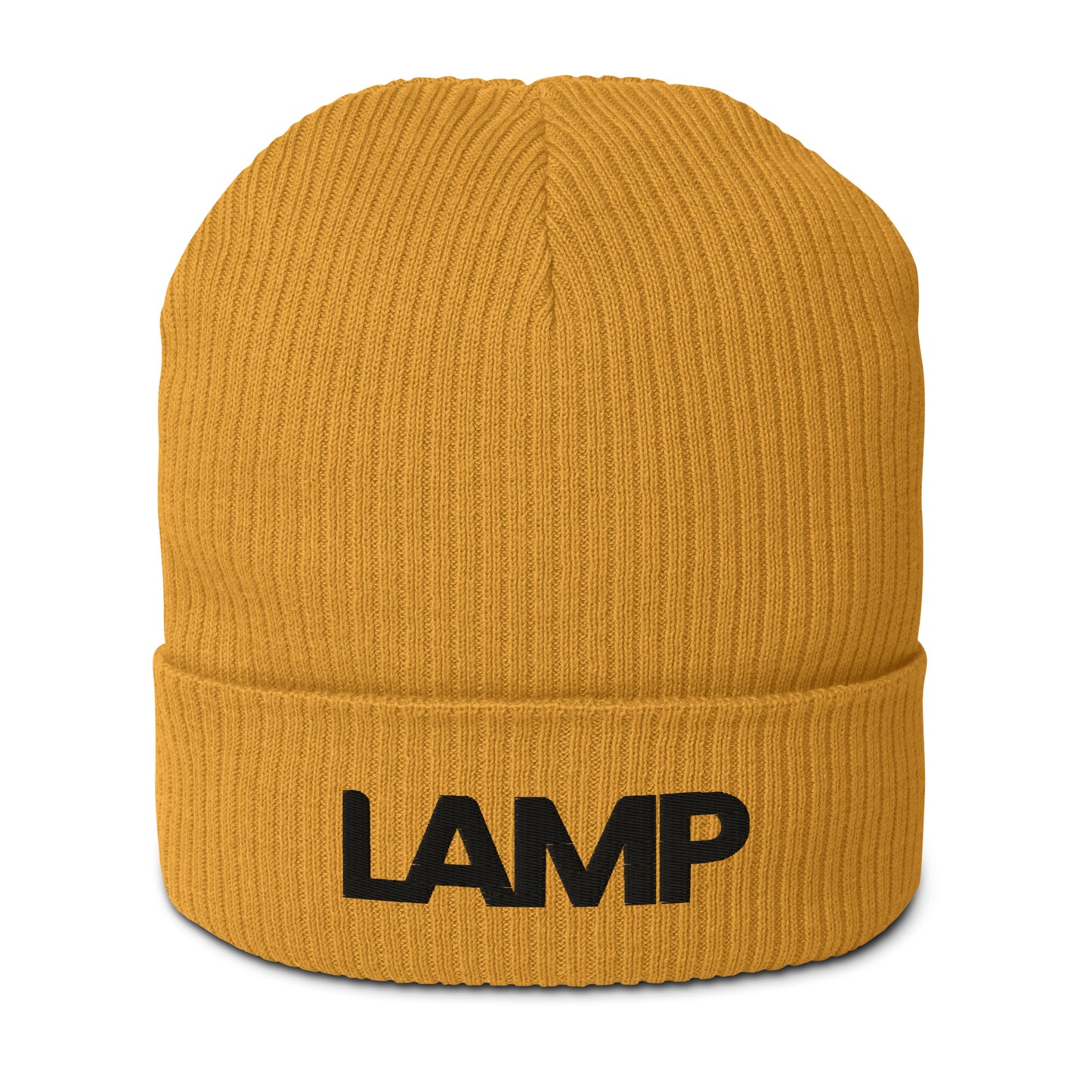 Organic ribbed Lamp beanie