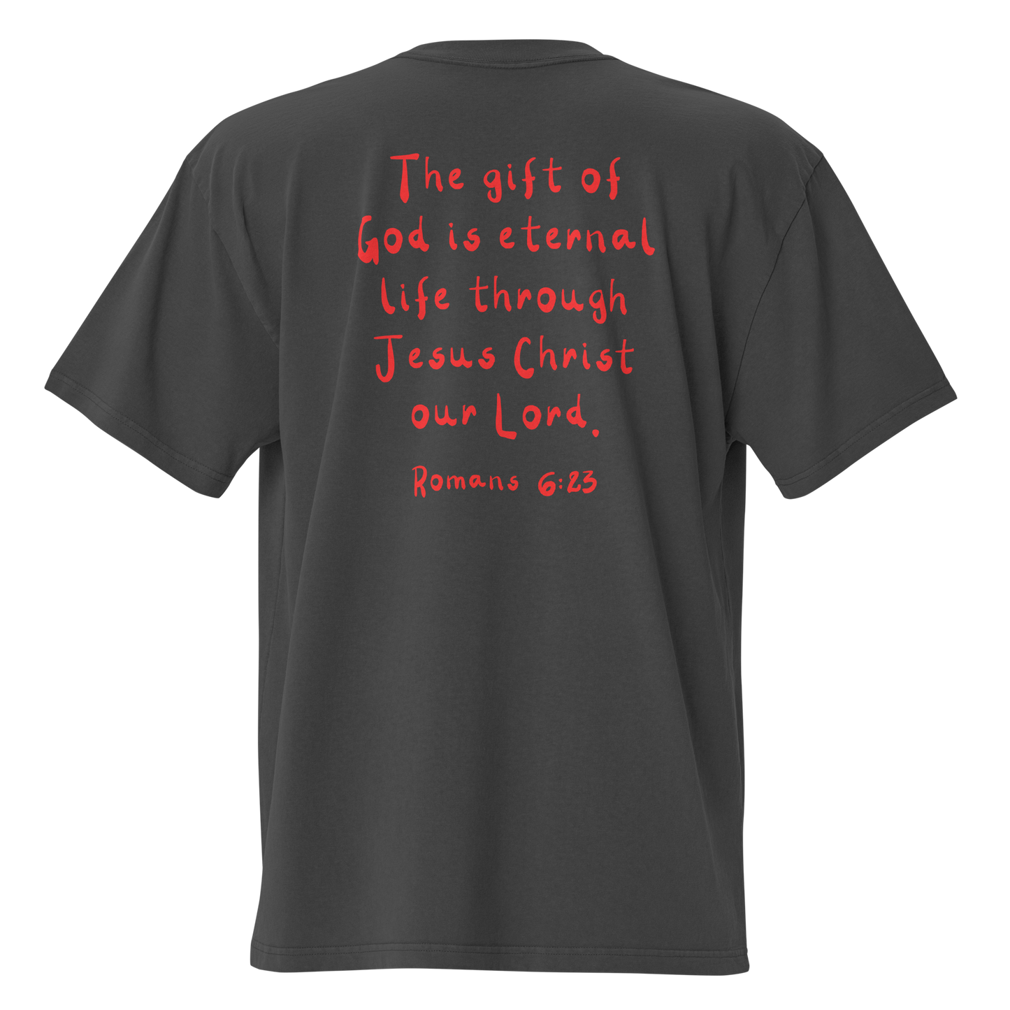 Romanos 6:23 Camiseta desbotada grande