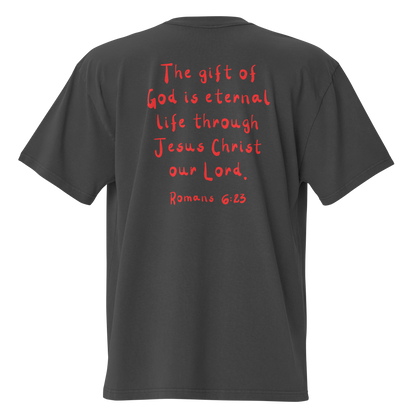 Romanos 6:23 Camiseta desbotada grande