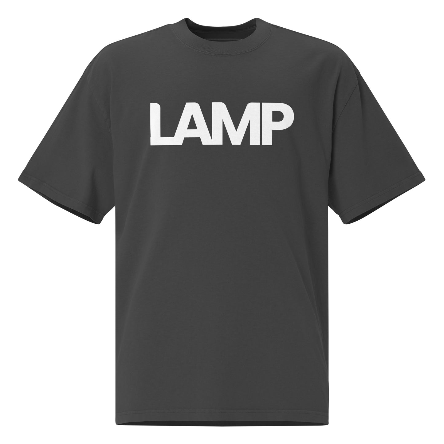 Camiseta desbotada oversized da Lamp