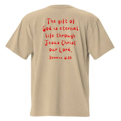 Romanos 6:23 Camiseta desbotada grande
