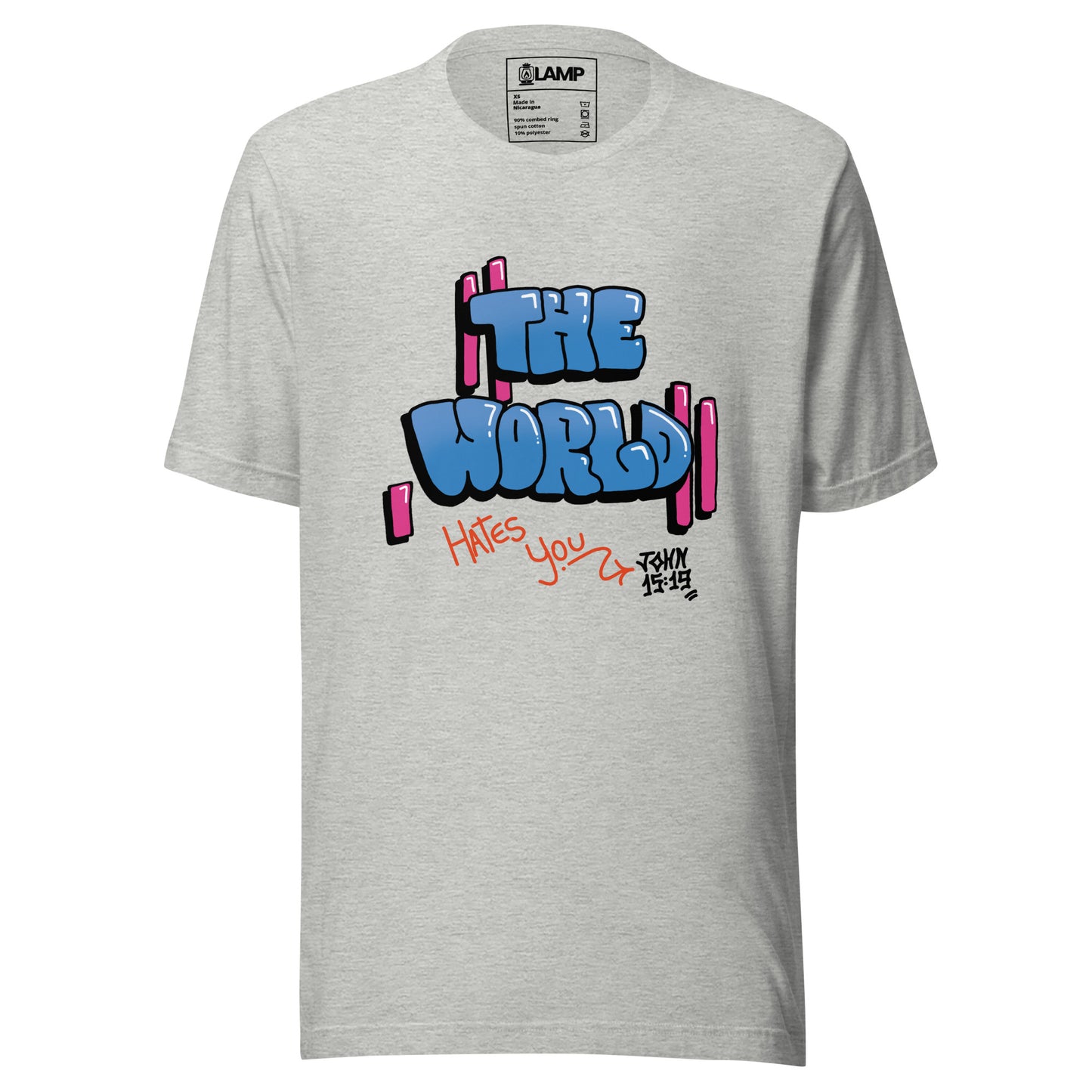 Camiseta unissex John 15:19