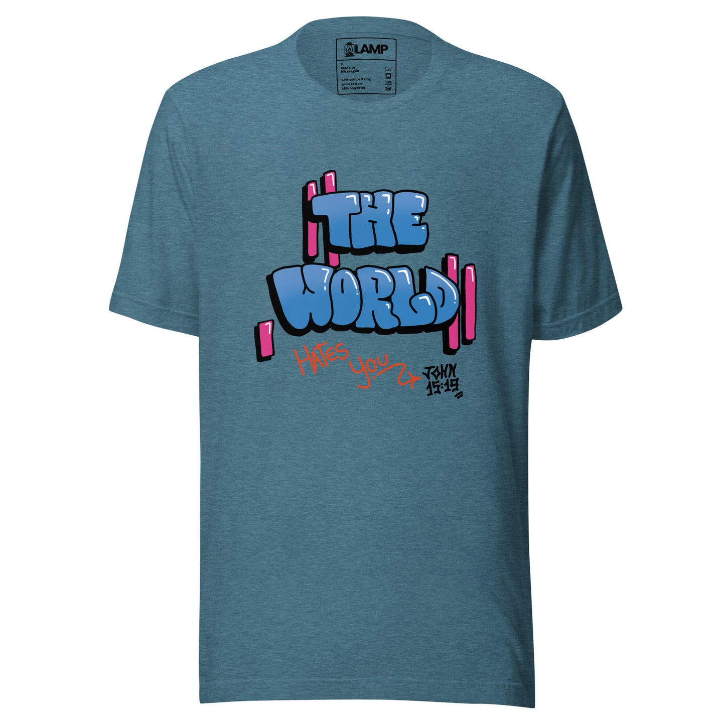 Camiseta unissex John 15:19