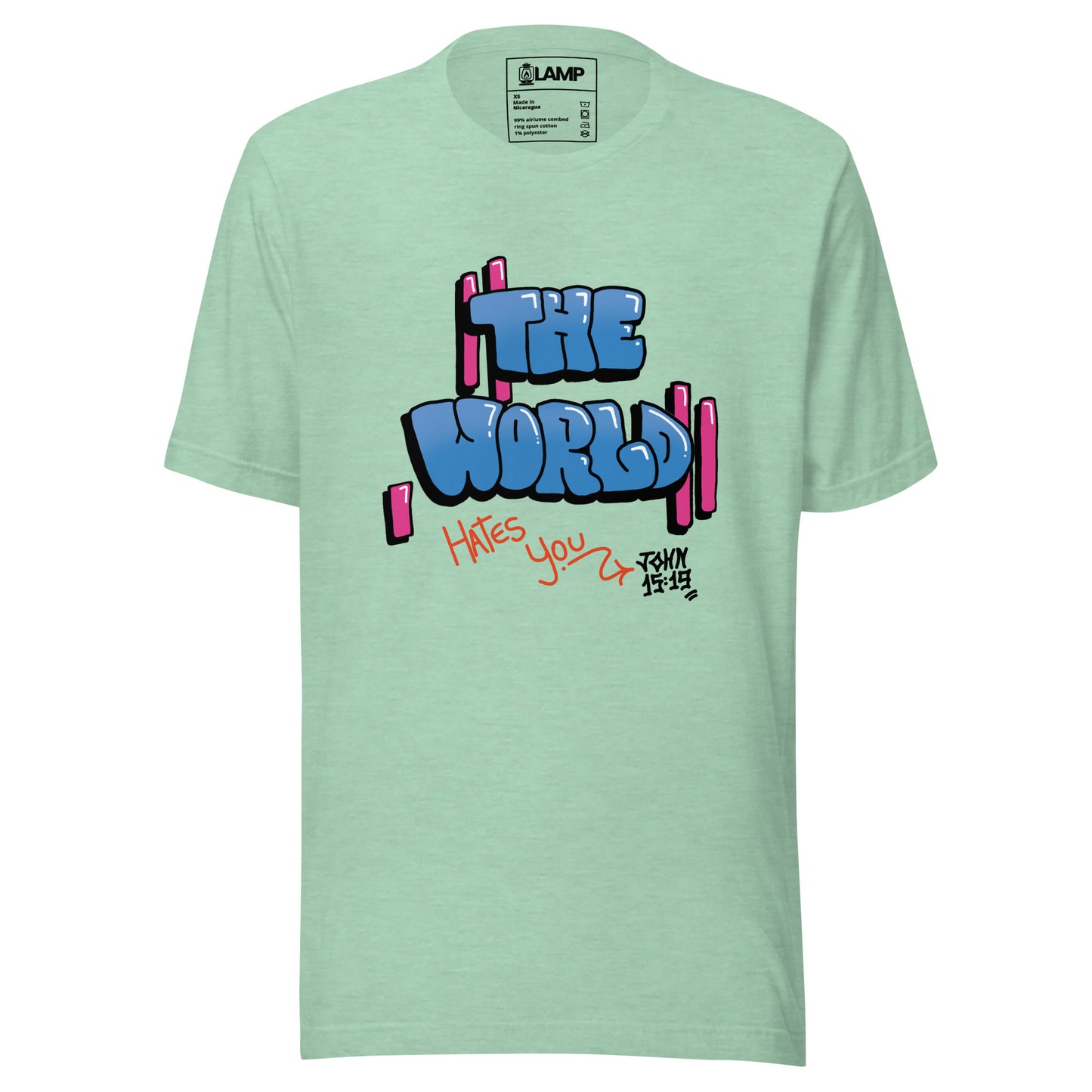 Camiseta unissex John 15:19