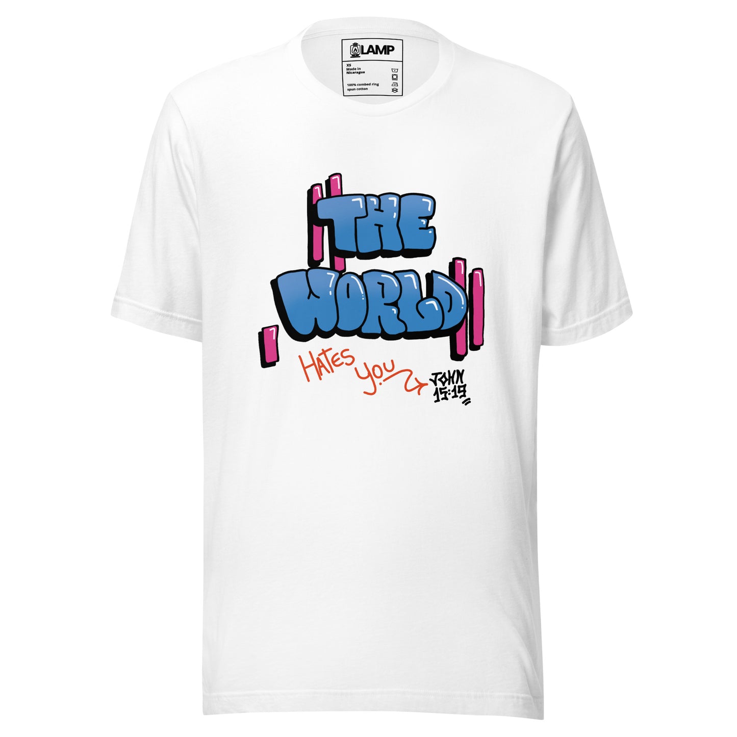 Camiseta unissex John 15:19