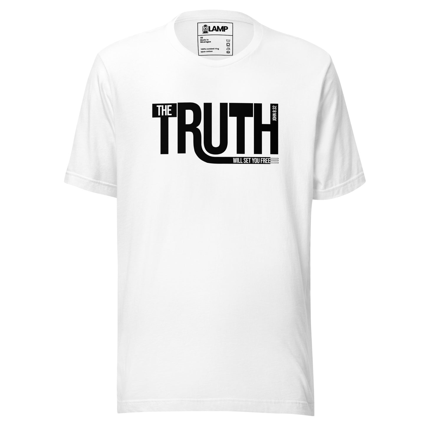 Camiseta unissex "Libertados pela Verdade" - João 8:32
