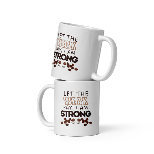 Caneca Lâmpada Branca Joel 3:10