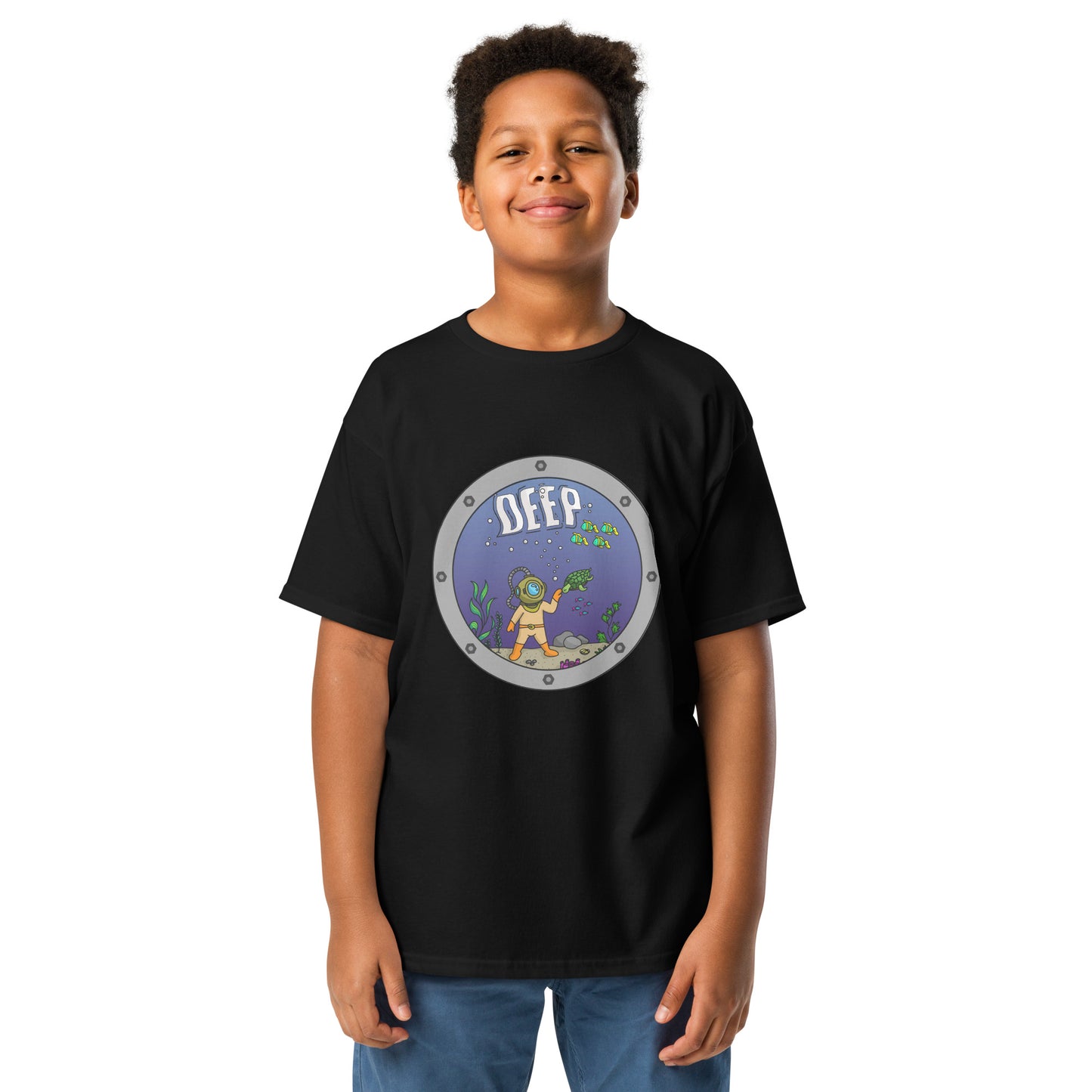 Camiseta clássica juvenil Salmo 139:7-10