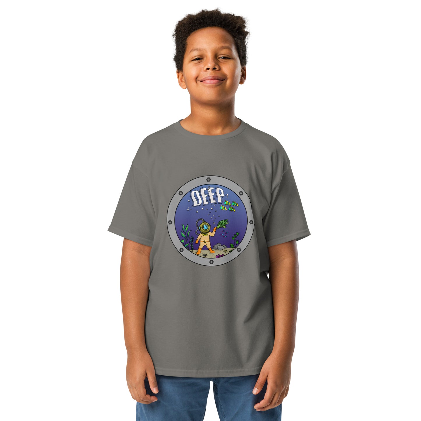 Camiseta clássica juvenil Salmo 139:7-10