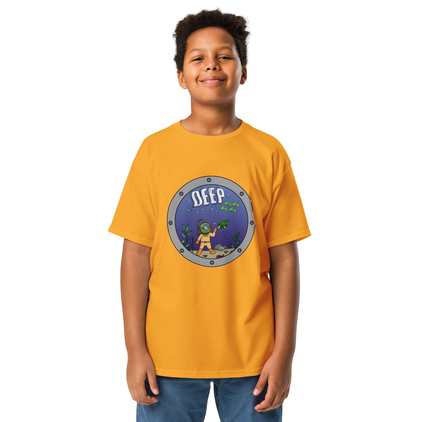 Camiseta clássica juvenil Salmo 139:7-10
