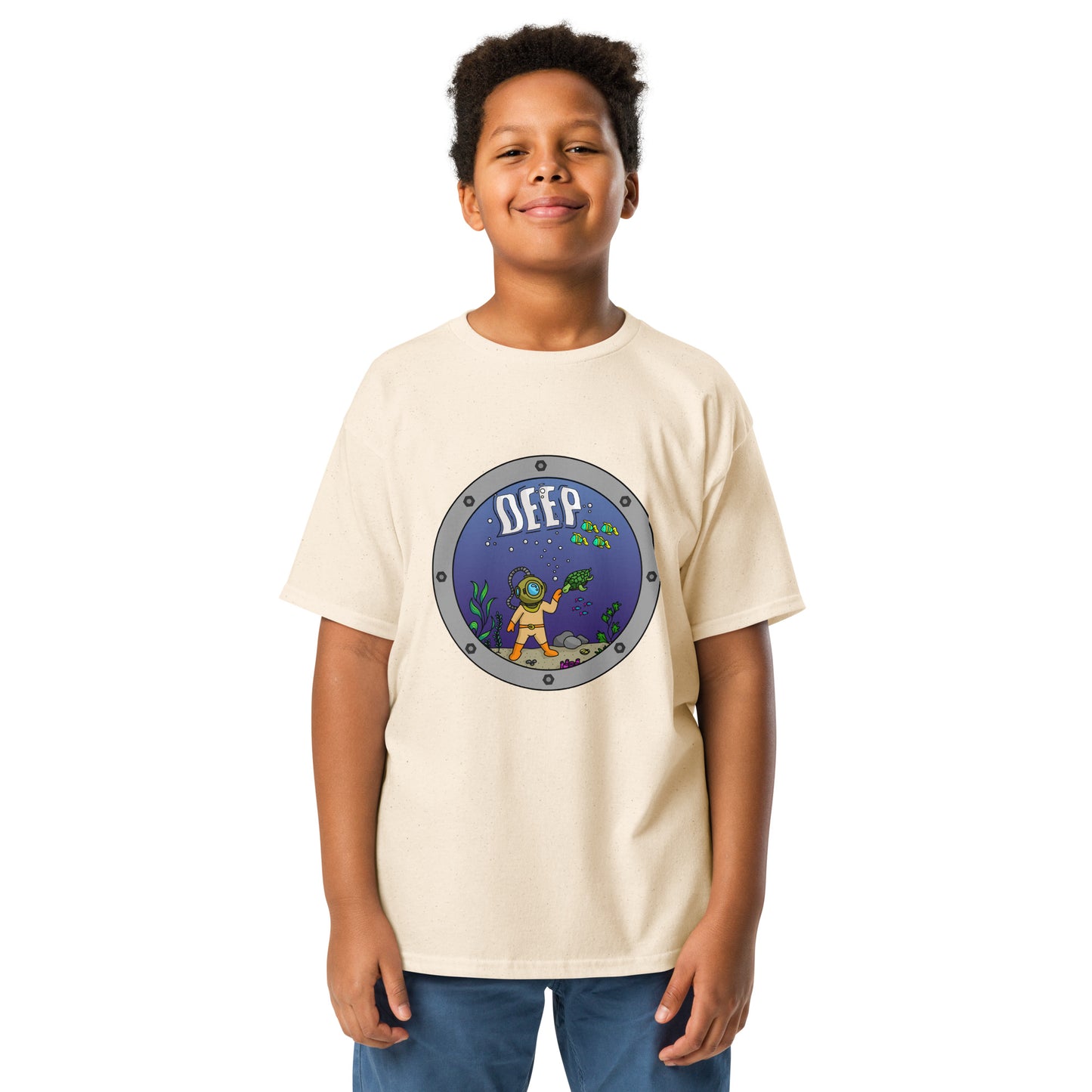 Camiseta clássica juvenil Salmo 139:7-10