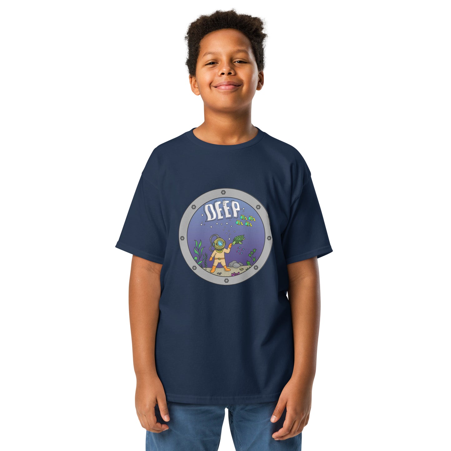 Camiseta clássica juvenil Salmo 139:7-10