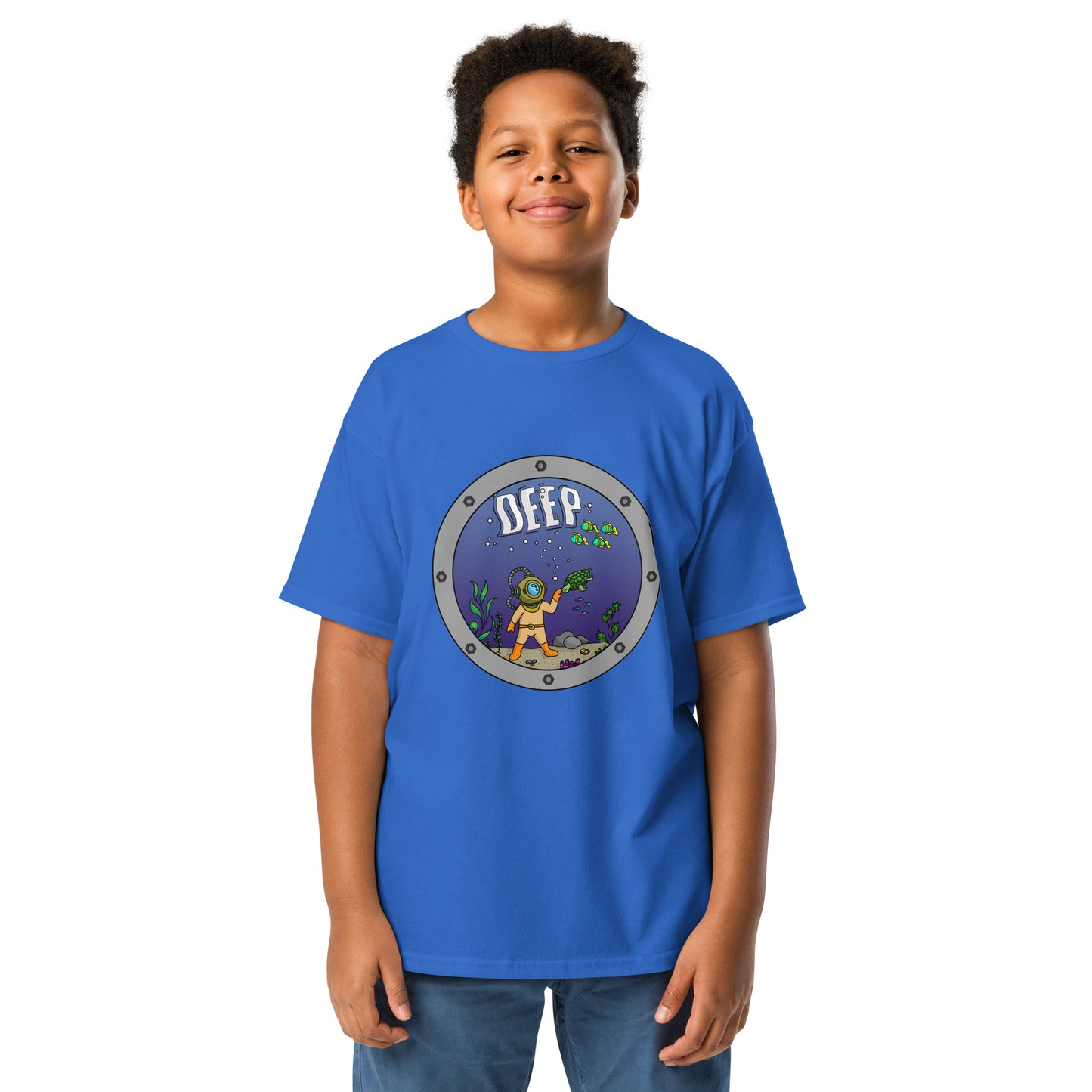Camiseta clássica juvenil Salmo 139:7-10