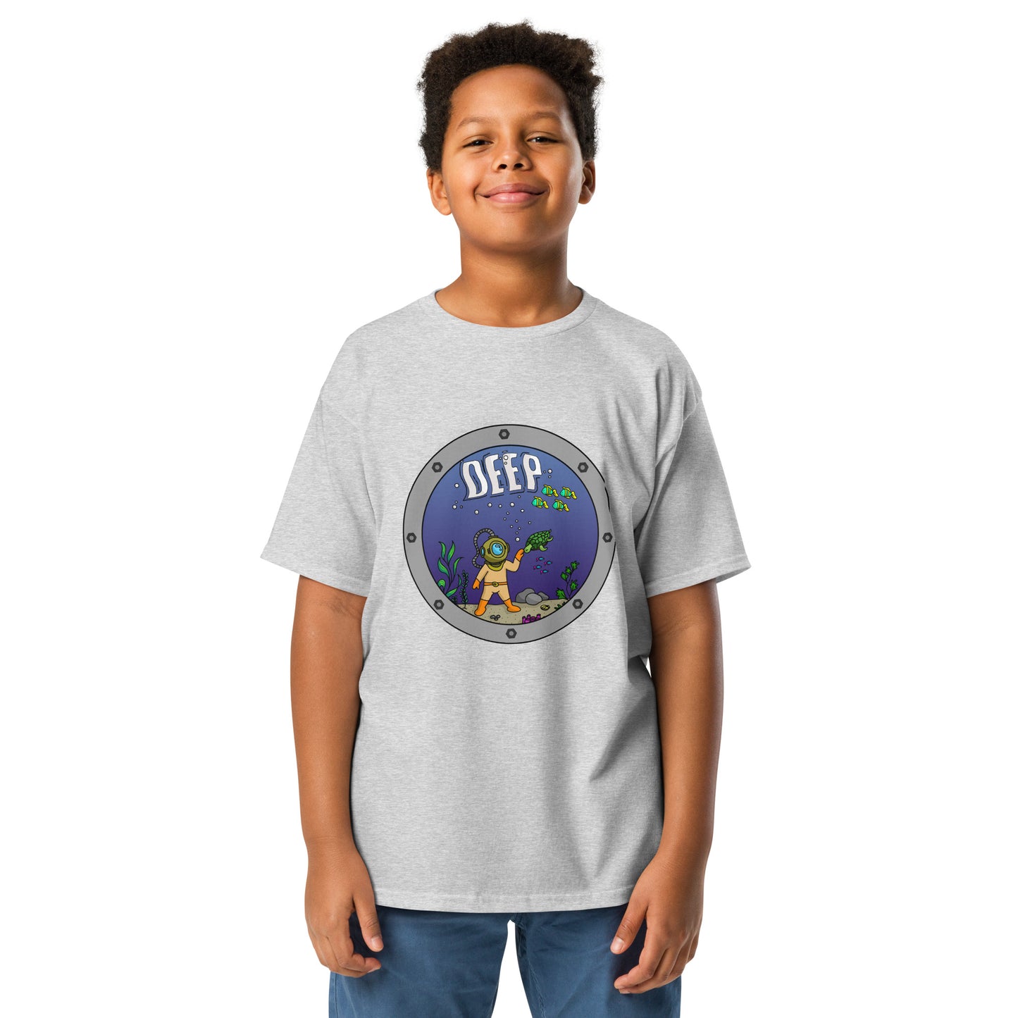 Camiseta clássica juvenil Salmo 139:7-10